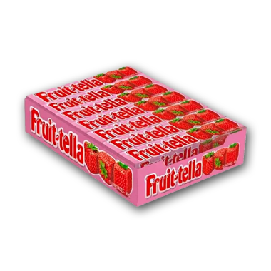 Drops Fruit Tella Morango C Suco 16UN X 40G