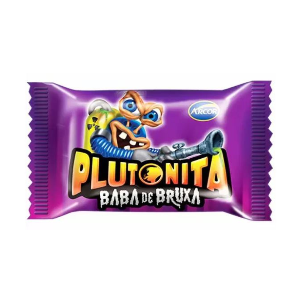 Chiclete Plutonita Baba De Bruxa 200g Arcor 40 Unidades