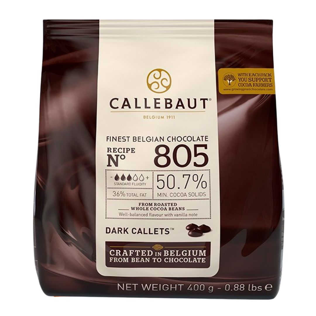 Chocolate 50,7% Moedas Amargo 400g - Barry Callebaut