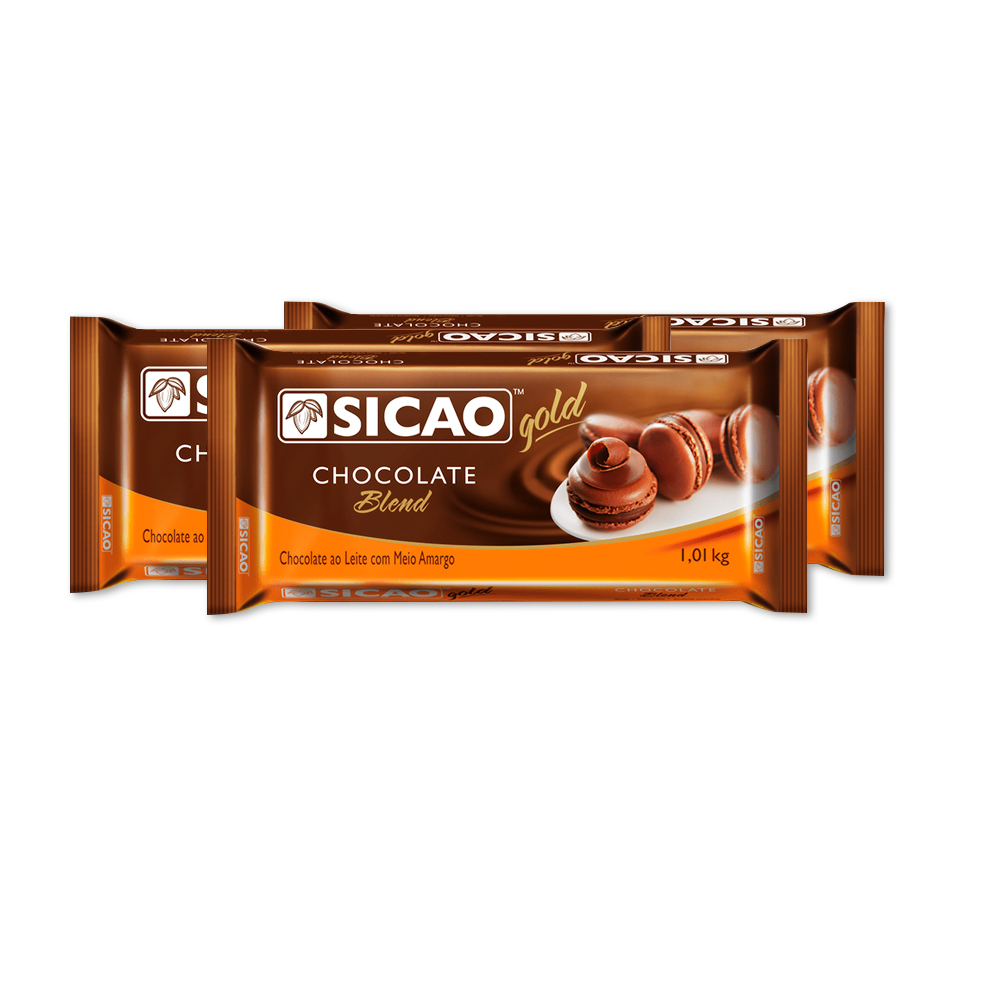 Chocolate em barra blend 1 010kg sicao