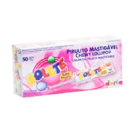 Pirulito Mastigável Bolete Tutti Frutti 11,2g - Dori 50 Unidades