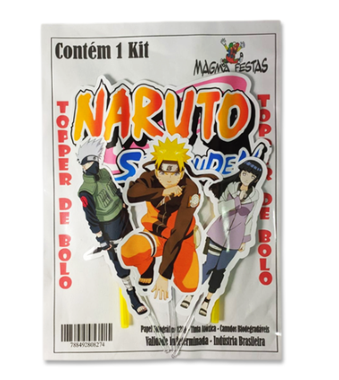 Topo de Bolo Naruto - Magma Festas