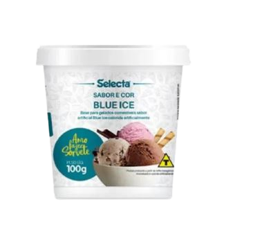 Pó Para Sorvete Sabor Blue Ice 100g - Selecta