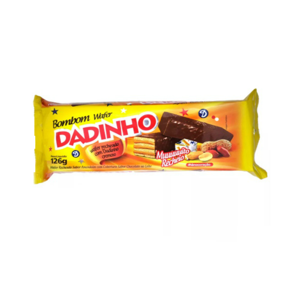 Bombom Dadinho Wafer Roll 32g - Supermercado, Mercearia Doce- na