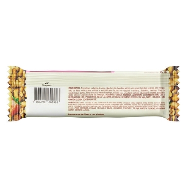 Barra Morango E Chocolate Branco - Nutsbar 25g